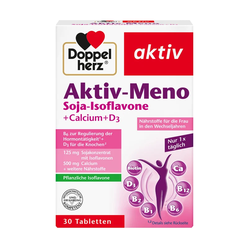 Doppelherz Aktiv-Meno Soja-Isoflavone, 30 Tabletten