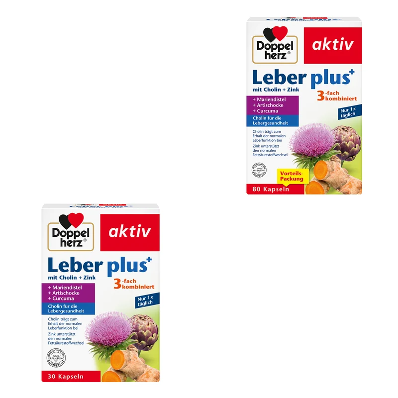 Doppelherz aktiv Leber plus in versch. Mengen
